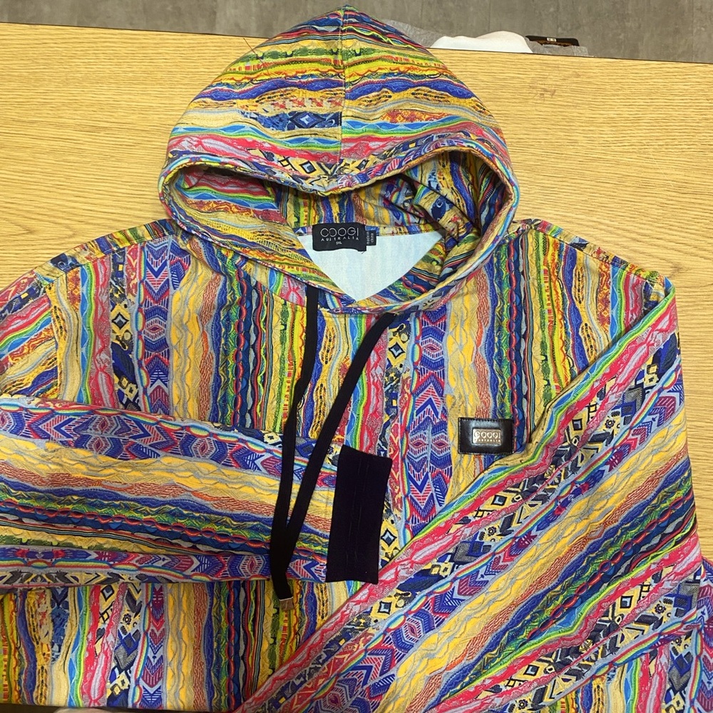 COOGI Multicolor Patterned Hoodie